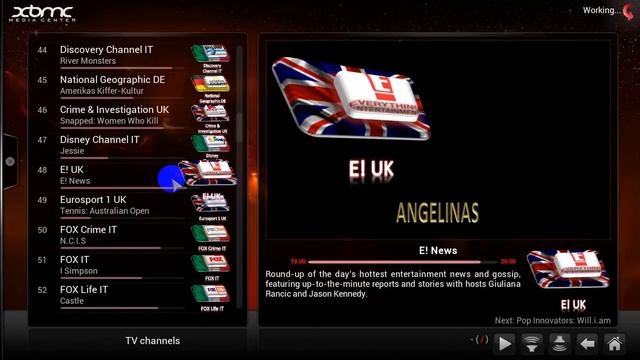 XBMC Confluence custom mode widget смотреть онлайн