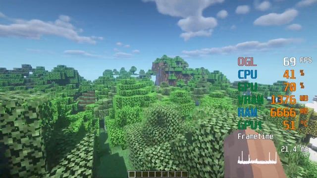 AMD Radeon RX 5500 XT -- Intel Core i5-3470 -- Minecraft FPS Test BSL shaders смотреть онлайн