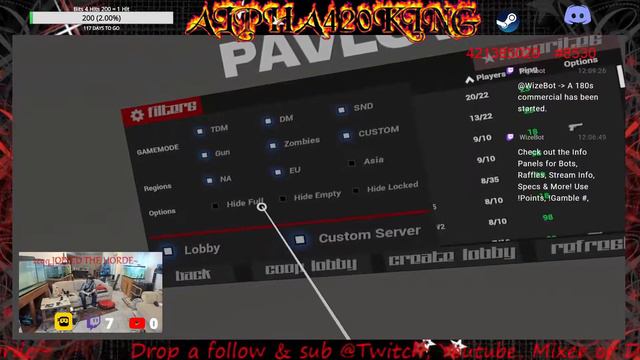 ~Ship Wars In Pavlov VR~40$ !Raffle Bong Rips 4 Follows & Subs смотреть онлайн