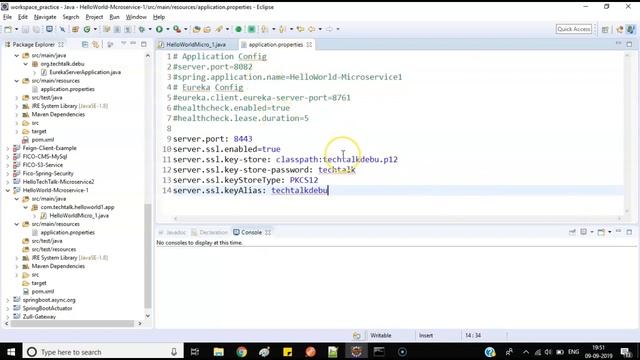 How to Enable or Configure SSL (HTTPS) certificate in Spring boot Application | PKCS12 - Self Signe смотреть онлайн