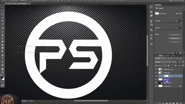 How to create logo design in photoshop ।। ps logo design in photoshop ।। simple logo design смотреть онлайн