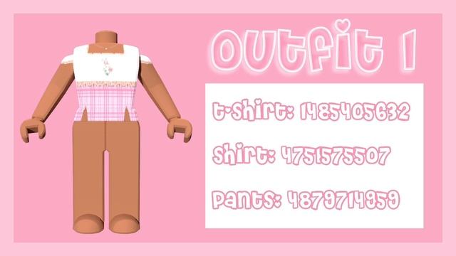 aesthetic preppy soft girl outfits (CODES) | roblox ♡ смотреть онлайн