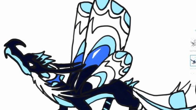 Glowwing Dragon | DragonVale Speedpaint | Adobe Photoshop Sketch смотреть онлайн