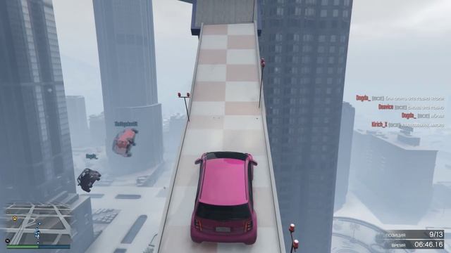 САМЫЕ УБОЙНЫЕ СНЕЖНЫЕ РАМПЫ В GTA 5 ONLINE (ГТА ГОНКИ) #158 смотреть онлайн