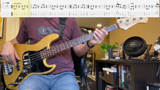 I Love Rock 'n Roll by Joan Jett & the Blackhearts Isolated Bass Cover with Tab смотреть онлайн