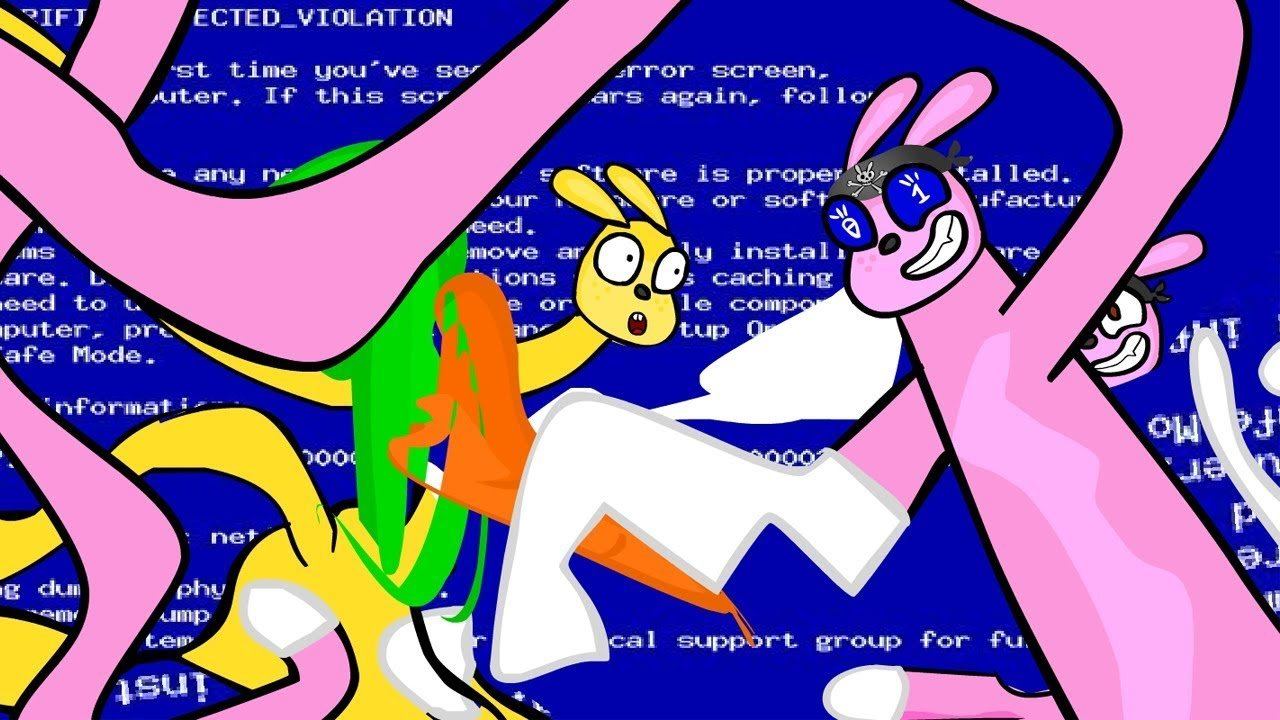 СУПЕР ГЛЮЧНЫЕ КРОЛИКИ ► Super Bunny man |15| Прохождение смотреть онлайн