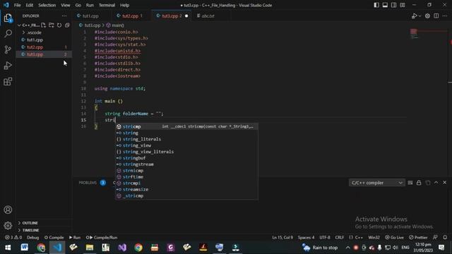 File Handling Tutorial # 3 Using C++ | Create Directory or Folder | BlueFrost Tech смотреть онлайн