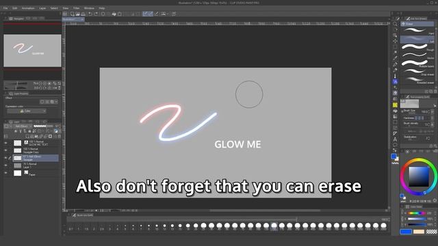 How To Add Glow Effect in Clip Studio Paint (Fast Tutorial) смотреть онлайн