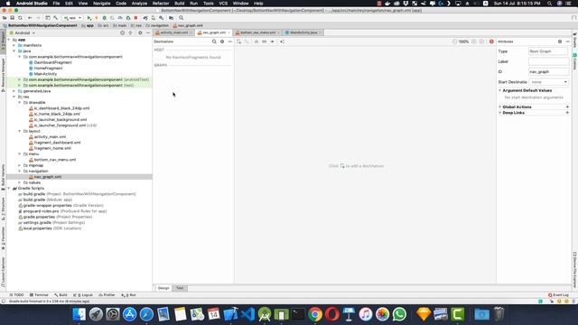 Bottom navigation view with Navigation Component | Android Jetpack | Android смотреть онлайн