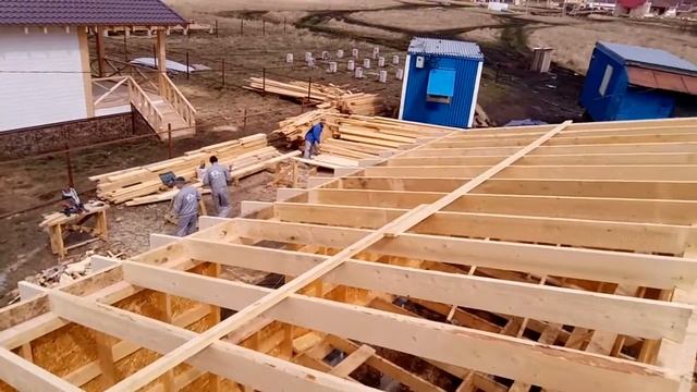 12 - Монтаж стропильных ног смотреть онлайн