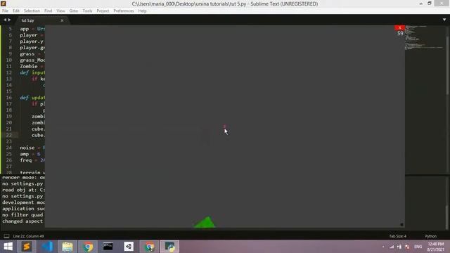 Ursina engine for beginners(Infinite Terrain!) смотреть онлайн