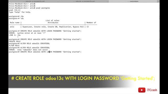 How to Use PostgreSQL Role Management In Odoo Part#4 смотреть онлайн
