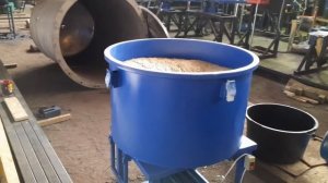 Миксер резиновой крошки 250 литров. Смеситель универсальный. Мешалка промышленная. Миксер для бетона