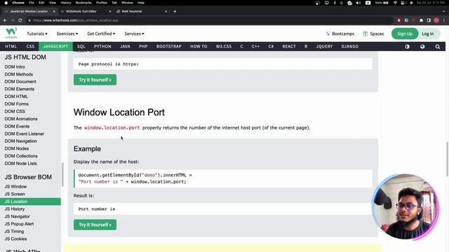 JavaScript Window Location Object BOM #103 смотреть онлайн