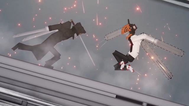 Chainsaw Man vs Katana Man Round Two In People Playground смотреть онлайн