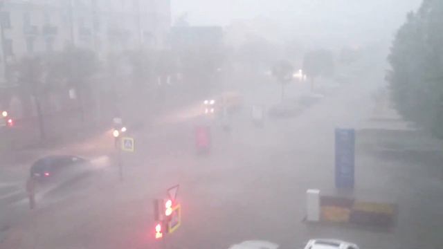 Могилев. 13.08.2015. Ливень. смотреть онлайн