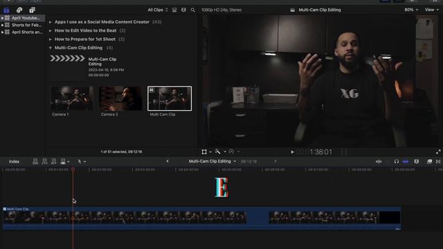 How to Edit a Multicam Clips in Final Cut Pro - Step-by-Step Guide смотреть онлайн