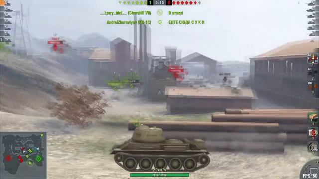World of Tanks Blitz - Пробный заезд на Т-43 с Windows 10 x64 смотреть онлайн