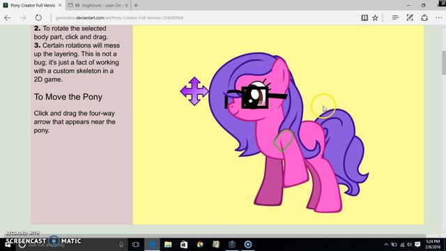 MY OC IS BORN!(Pony Creator by General Zoi Review) смотреть онлайн