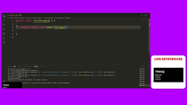 ASMR First *Hello World!* Java Program | No Talking смотреть онлайн