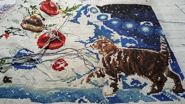 Роль животных в нашей жизни. Котёнок озорник от Panna. Хочу закончить до нового года. смотреть онлайн