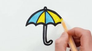 Рисуем фломастерами. Простой милый рисунок. Рисование для детей