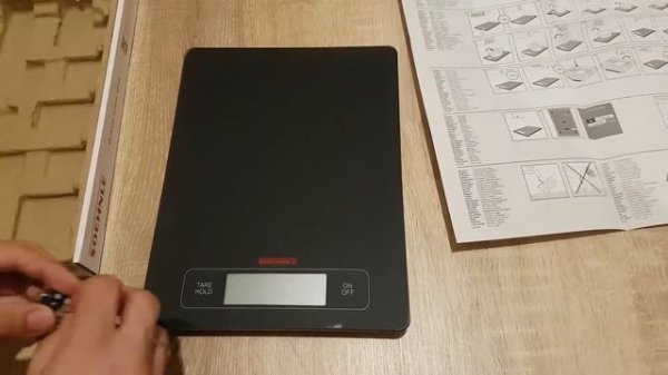 Digital kitchen scale SOEHNLE PAGE PROFI 67080 unboxing unpacking