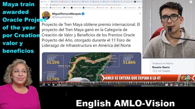 Maya Train ( ElTren Maya) Mexico wins Oracle project of the year award in Washington DC 10-23-19 смотреть онлайн