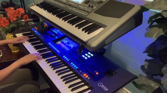 FLAMES OF LOVE - Fancy - Cover on Yamaha Genos смотреть онлайн