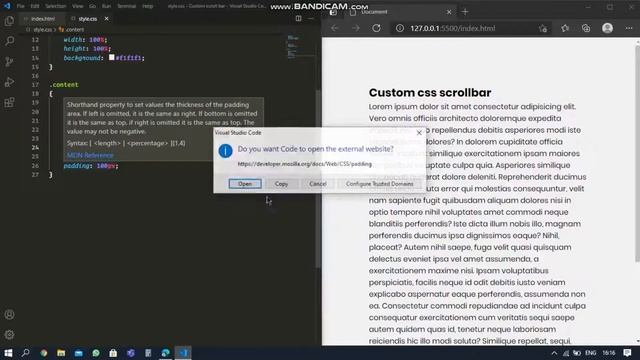 Custom css scrollbar using html & css only смотреть онлайн