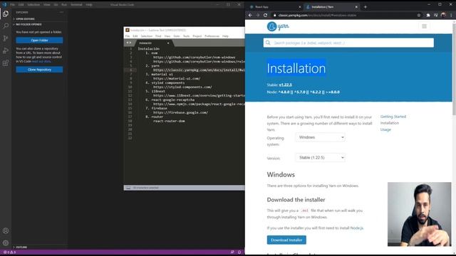 Tutorial React My Profile (1) - Configuración Ambiente смотреть онлайн