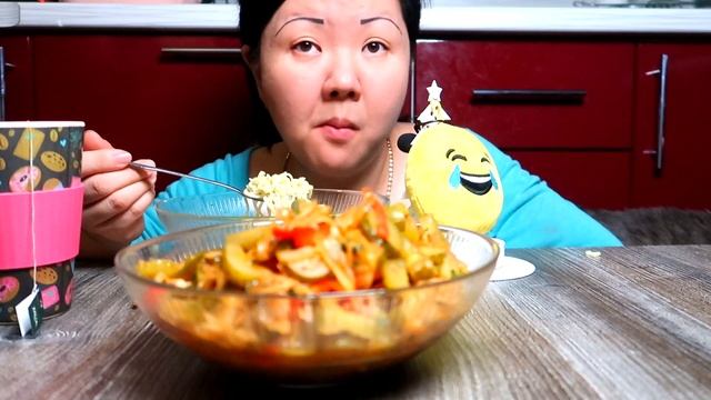 Мукбанг Чимчи по корейски, Рамен./Как мы лечили ребенка почти год от дизбактериоза!/ Mukbang Ramen. смотреть онлайн