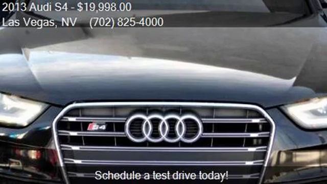 2013 Audi S4 3.0T quattro Prestige AWD 4dr Sedan 7A for sale смотреть онлайн