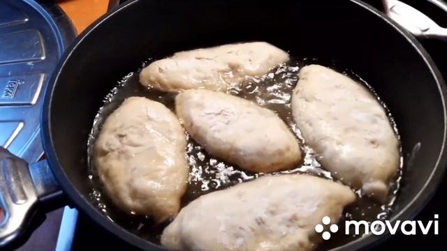 ЖАРЕНЫЕ ПИРОЖКИ С МЯСОМ И РИСОМ как в детстве/ сюрприз в пруду /а мы все строим / смотреть онлайн