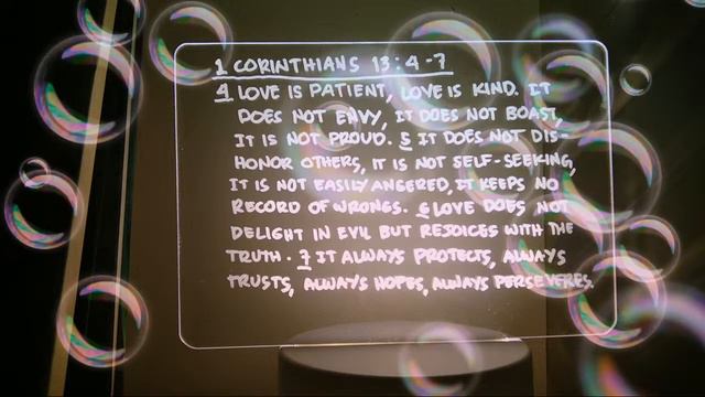 Bible verse for today : 1 Corinthians 13:4-7 смотреть онлайн