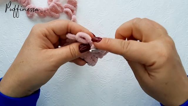 Цветок из Alize Puffy Fine смотреть онлайн