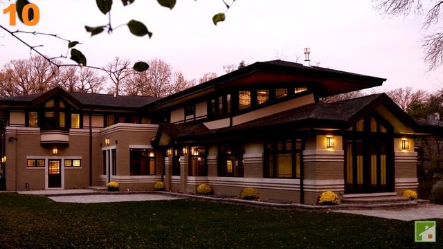 Дома в стиле Райта – «органическая архитектура» или «стиль прерий» смотреть онлайн