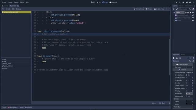 Godot Attack Tutorial 2: Code the Sword Attack смотреть онлайн