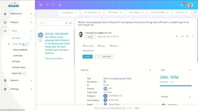 login to customer portal and send the complain смотреть онлайн