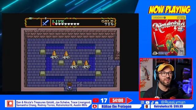 Neutopia II (TurboGrafx-16 1992) Part III - Russ Lyman Live Stream смотреть онлайн