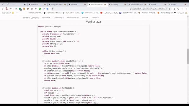 Lombok Java Library - Reduce Java Code - استخدام Lombok لتقليل كتابة كود جافا смотреть онлайн