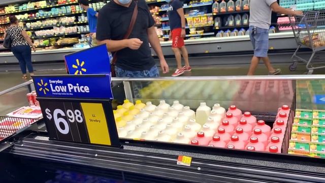 США ВЛОГ ЗАКУПКА ПРОДУКТОВ в WALMART в Америке смотреть онлайн
