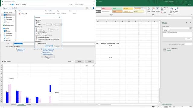 How to export an Excel 2019 workbook to PDF смотреть онлайн