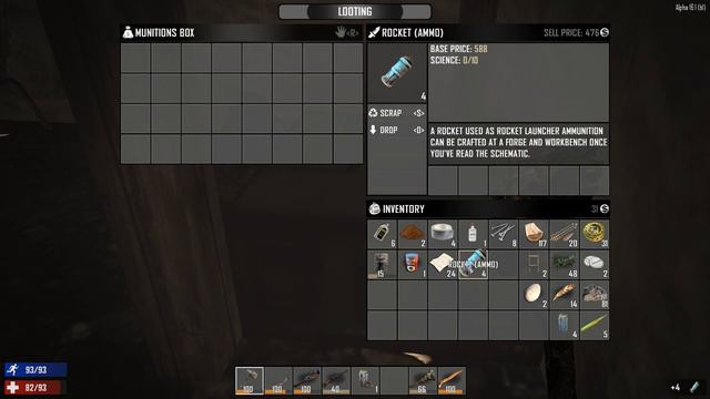 7 days to die [Alpha 16] #4 Моя крепость и печка смотреть онлайн