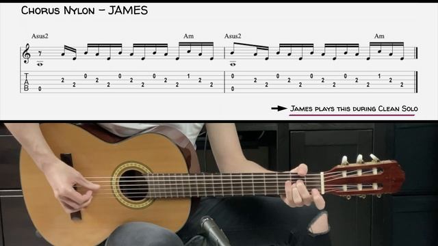 METALLICA - THE UNFORGIVEN 1 (Guitar cover with TAB | Lesson) смотреть онлайн