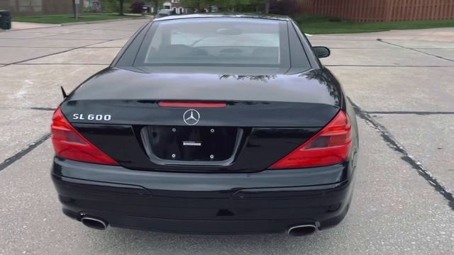 2004 MERCEDES BENZ SL600 TWIN TURBO V12 HARDTOP CONVERTIBLE PANORAMIC ROOF TOP UP WALK AROUND VIDEO смотреть онлайн