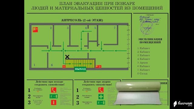 Планы эвакуации при пожаре, эвакуационные планы смотреть онлайн