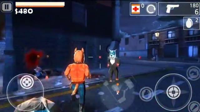 Crazy Dogs / Гангста псы Игра для Android gameplay /геймплей смотреть онлайн