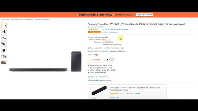 Le MIGLIORI SOUNDBAR del Black Friday Amazon 2019! смотреть онлайн