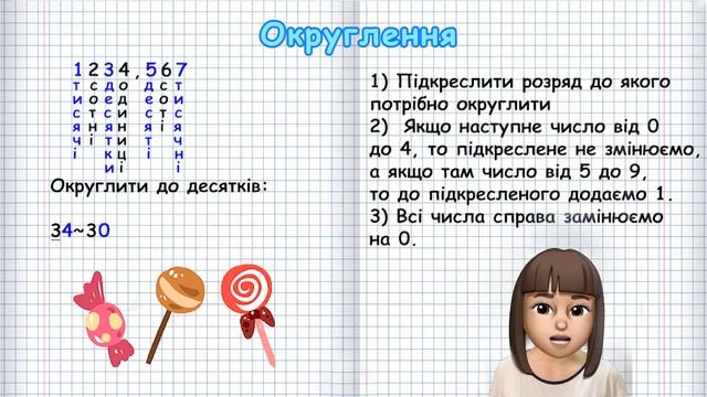 ОКРУГЛЕННЯ ЧИСЕЛ. Як округлити число? (Марина Безніщенко) смотреть онлайн